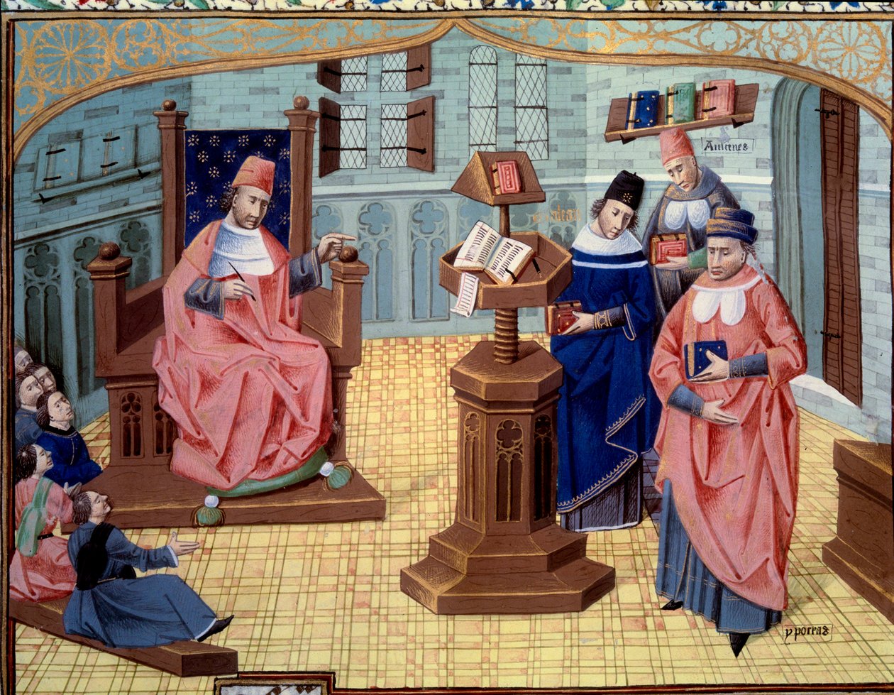 Guy de Chauliac enseignant la chirurgie - Unknown artist