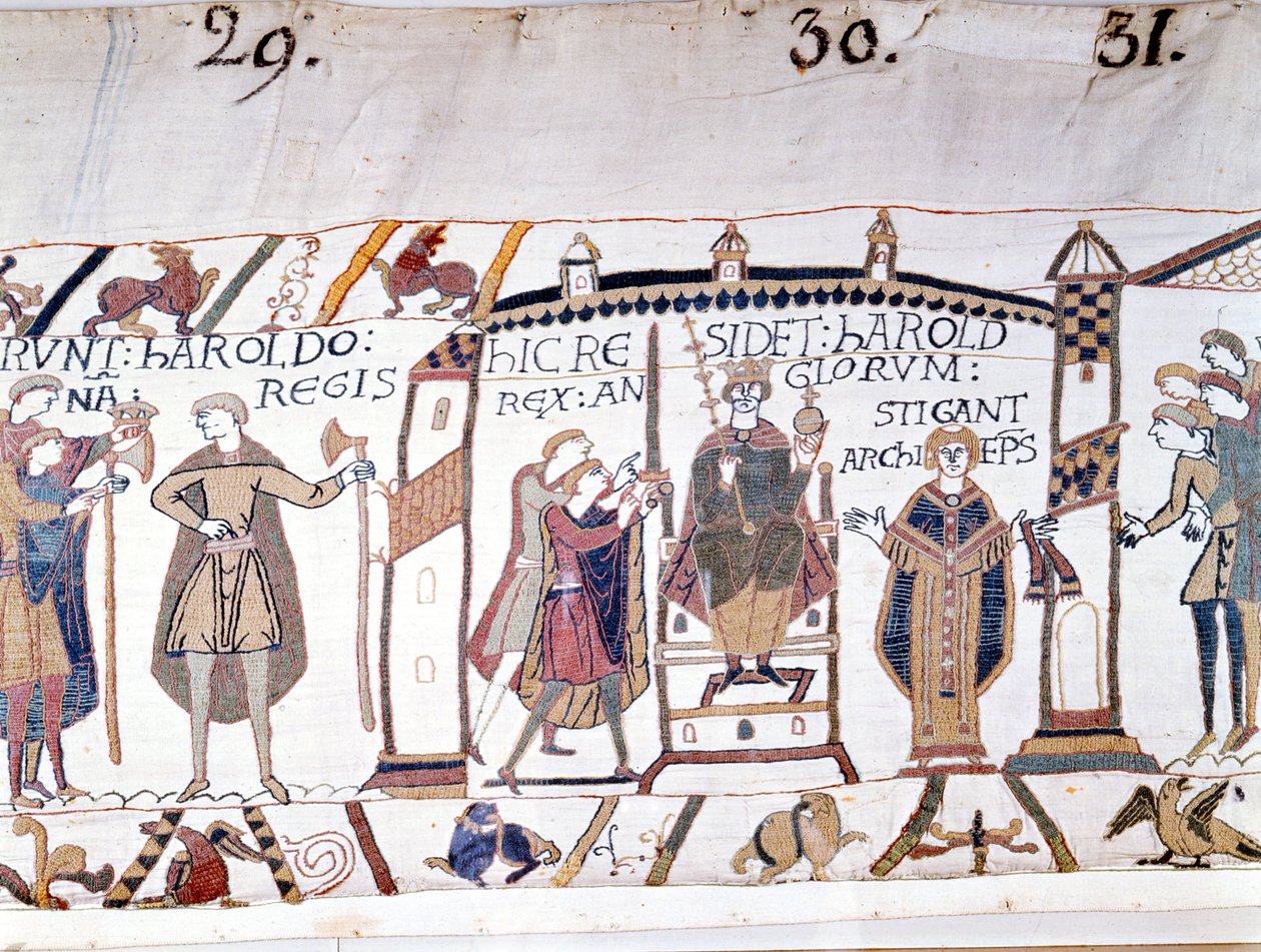 Harold II (1022 - 1066) fut proclamé roi à la mort d