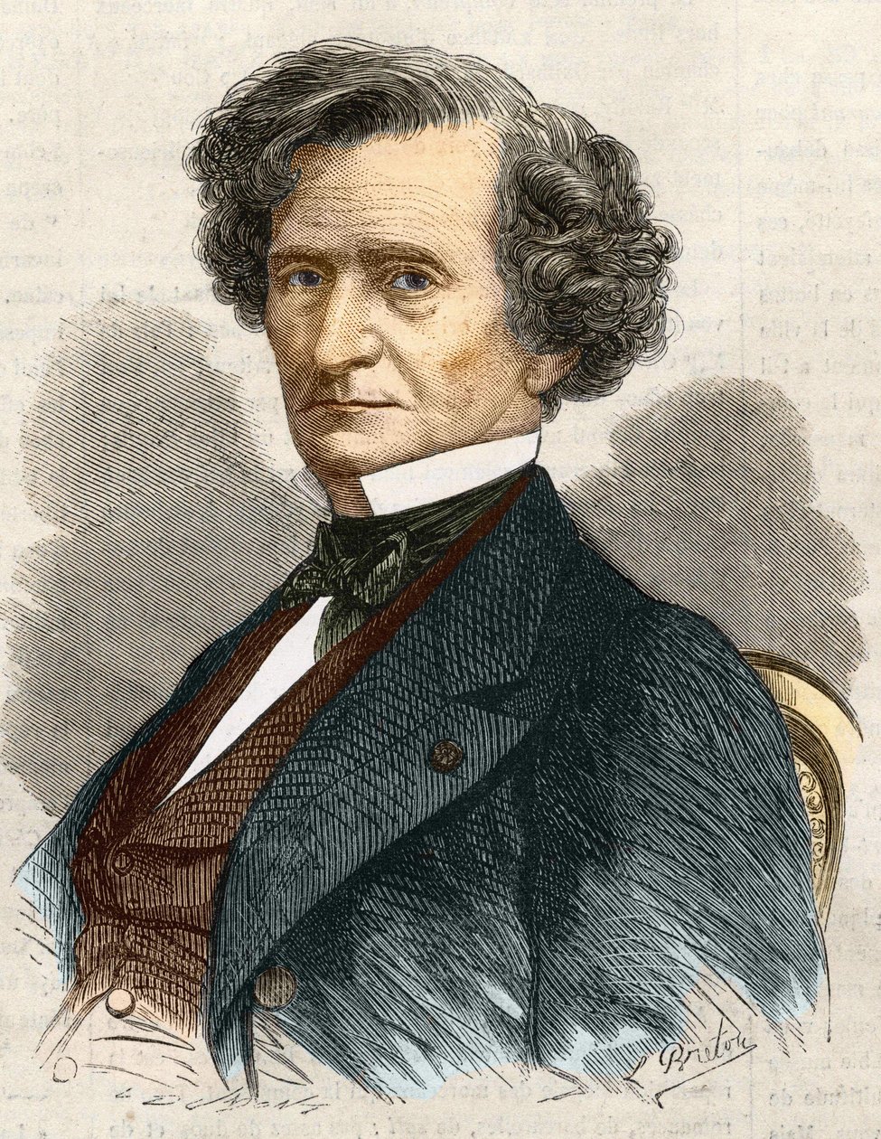 Hector Louis Berlioz compositeur français (1803-1869). - Unknown artist
