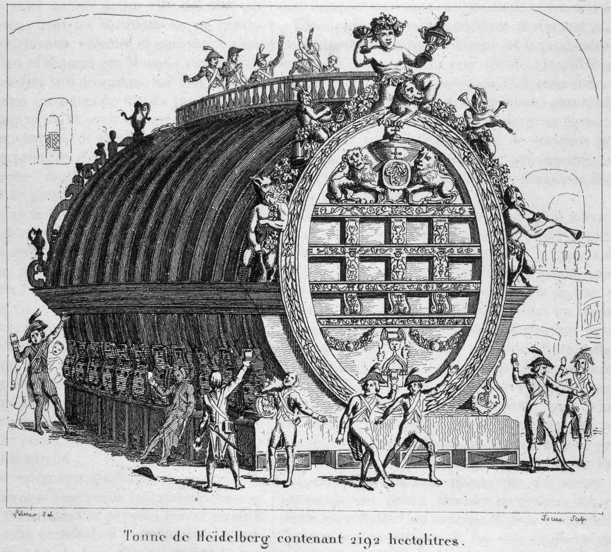 Tonneau de Heidelberg contenant 2192 hectolitres - Unknown artist
