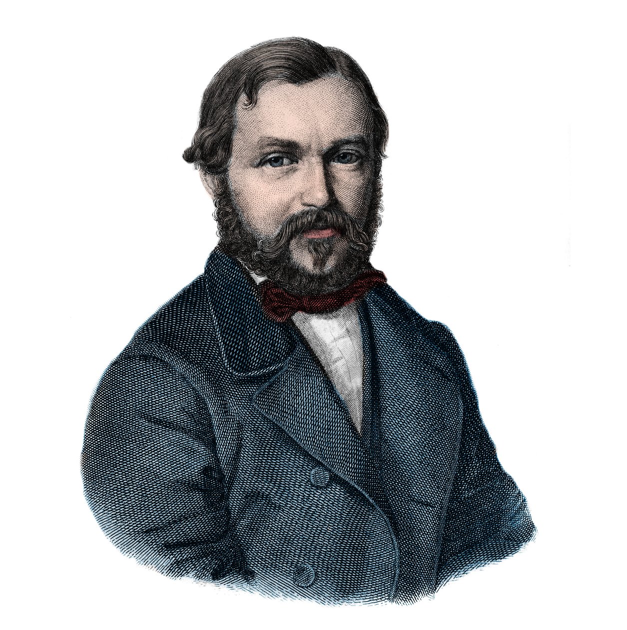Heinrich Barth (1821-1865), explorateur allemand - Portrait d