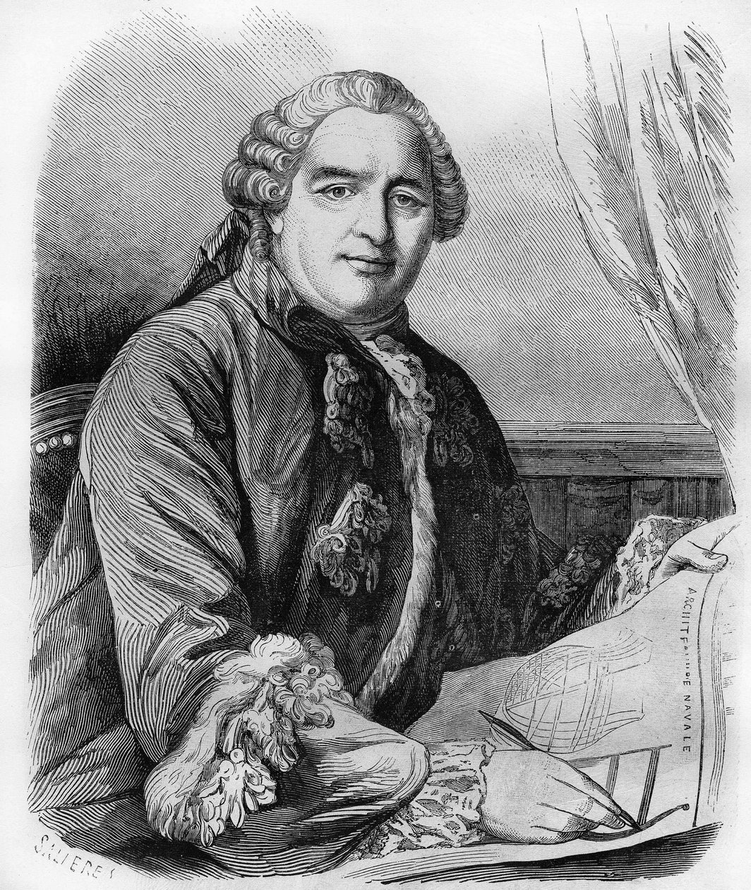 Henri Louis Duhamel du Monceau (1700-1782), physiologiste et agronome français. - Unknown artist