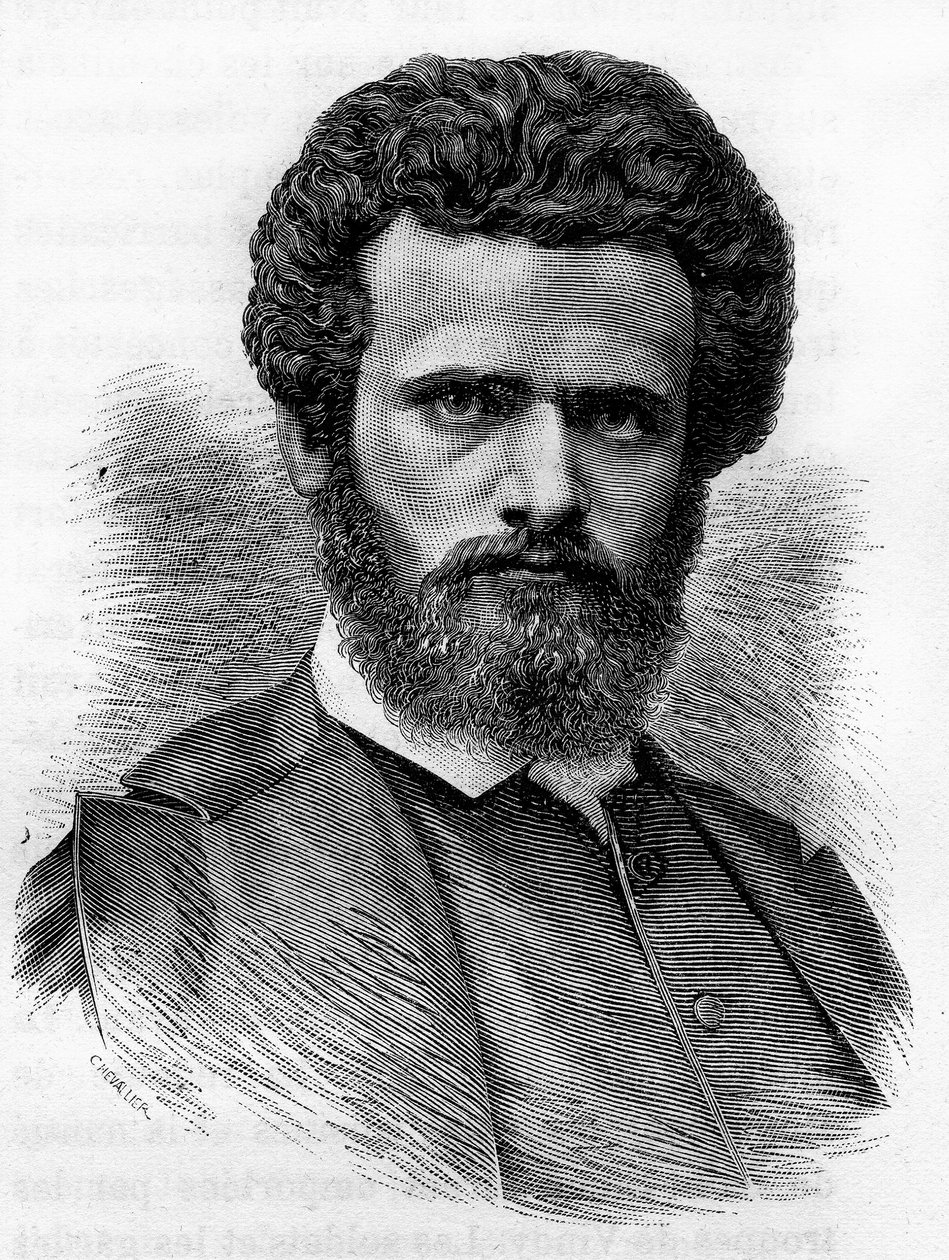 Henri Regnault (1843-1871), peintre français. Gravure de la fin du 19ème siècle dans « Histoire de France » de H. Martin - Unknown artist