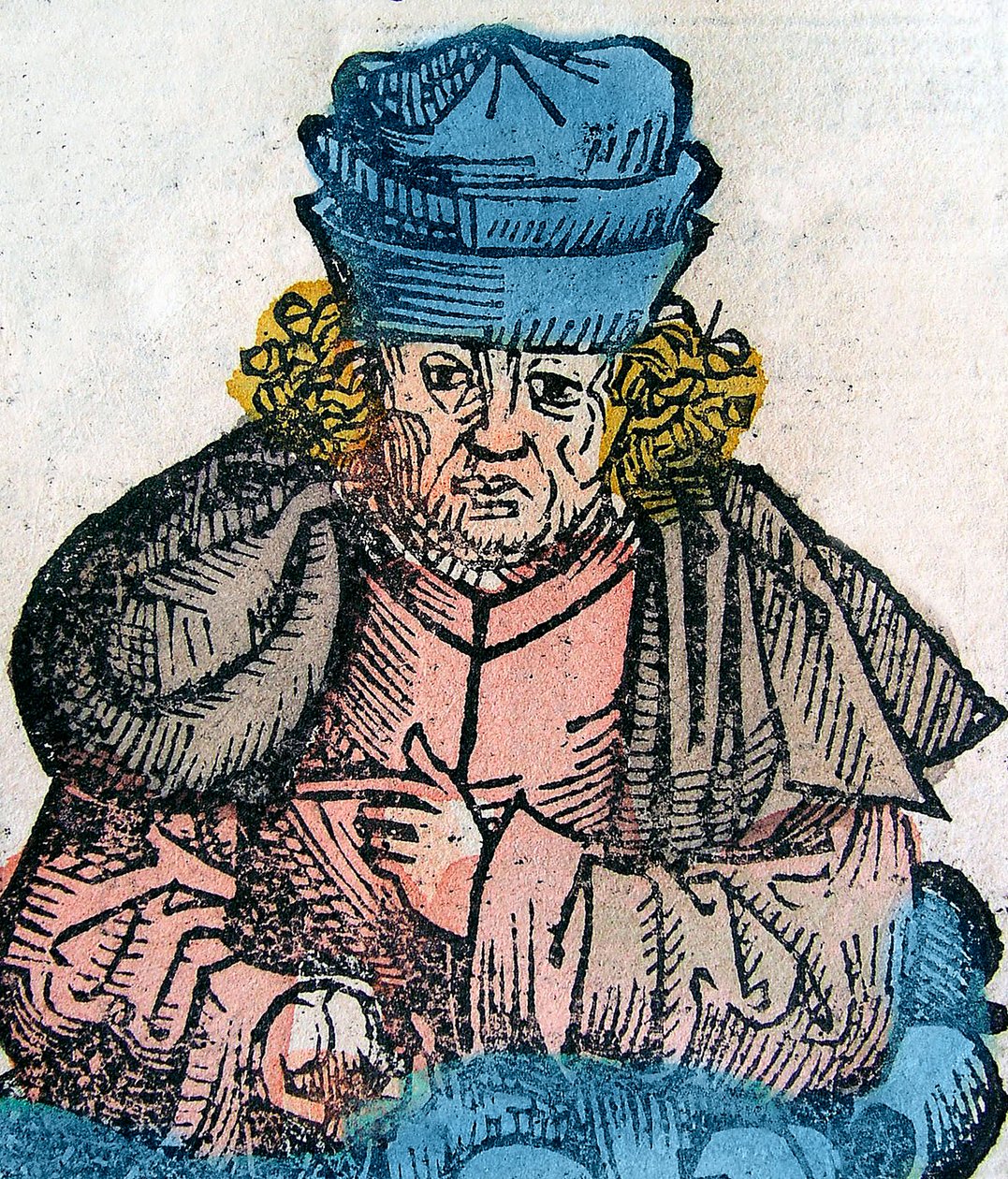 Hérodote, historien grec (484-425 av. J.-C.) - gravure sur bois de la Chronique de Nuremberg - Unknown artist