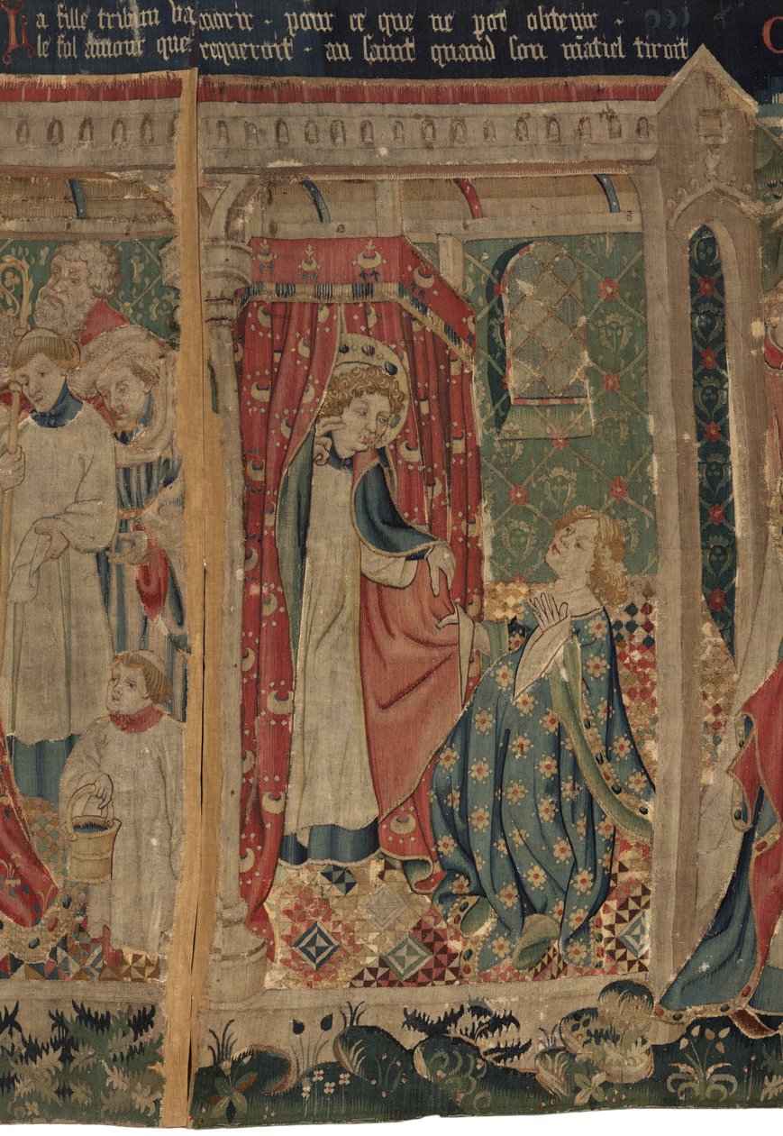 Histoire de Saint Piat et Saint Éleuthère, Scène 11 : Les tentations de Saint Éleuthère - Unknown artist