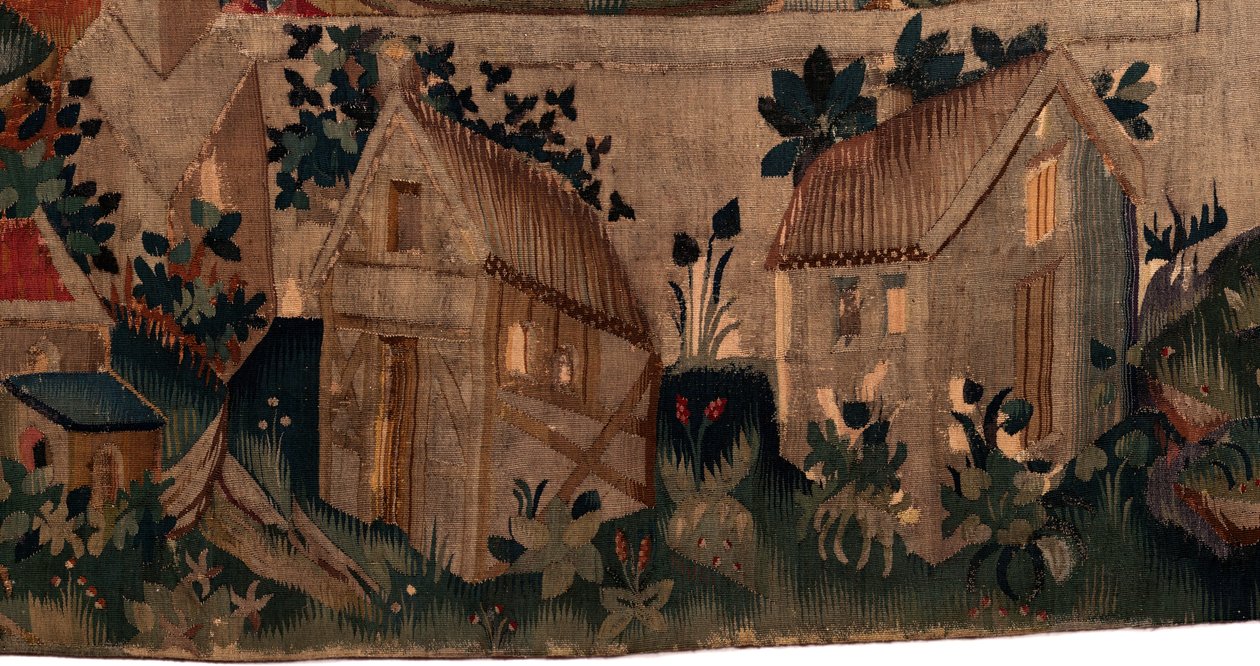 Histoire de Saint Piat et Saint Éleuthère, Scène 7 : Baptême des chrétiens exilés (détail) - Unknown artist