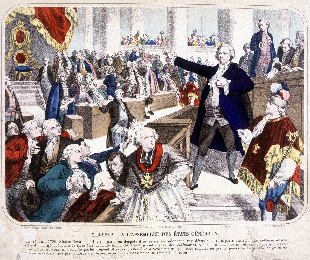 Honoré Gabriel (Honoré-Gabriel) Riqueti, comte de Mirabeau (1749-1791) à l