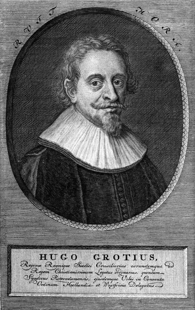 Hugo Grotius (1583-1645) (Huig de Groot), avocat et diplomate néerlandais. - Unknown artist