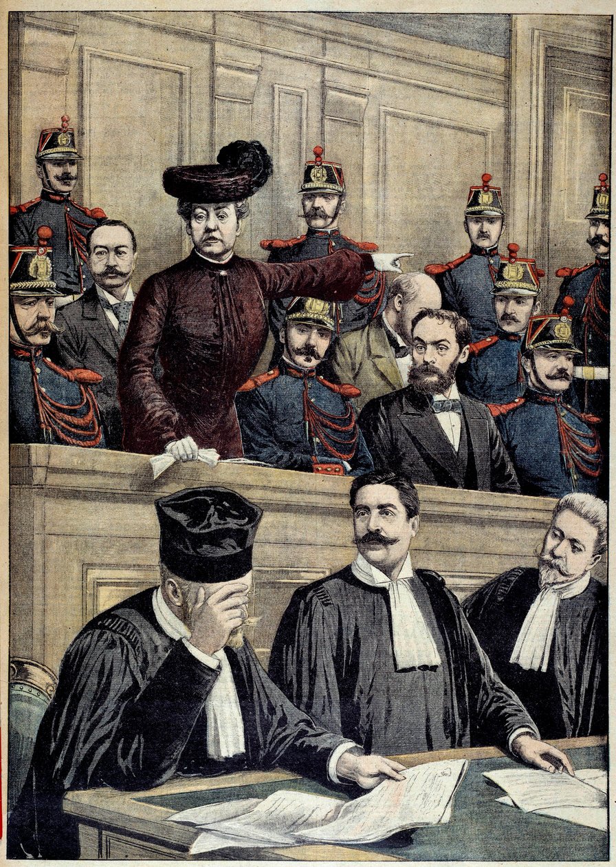 Affaire Humbert : le procès de Thérèse Humbert, représentée par une escroc française, prétendant être l