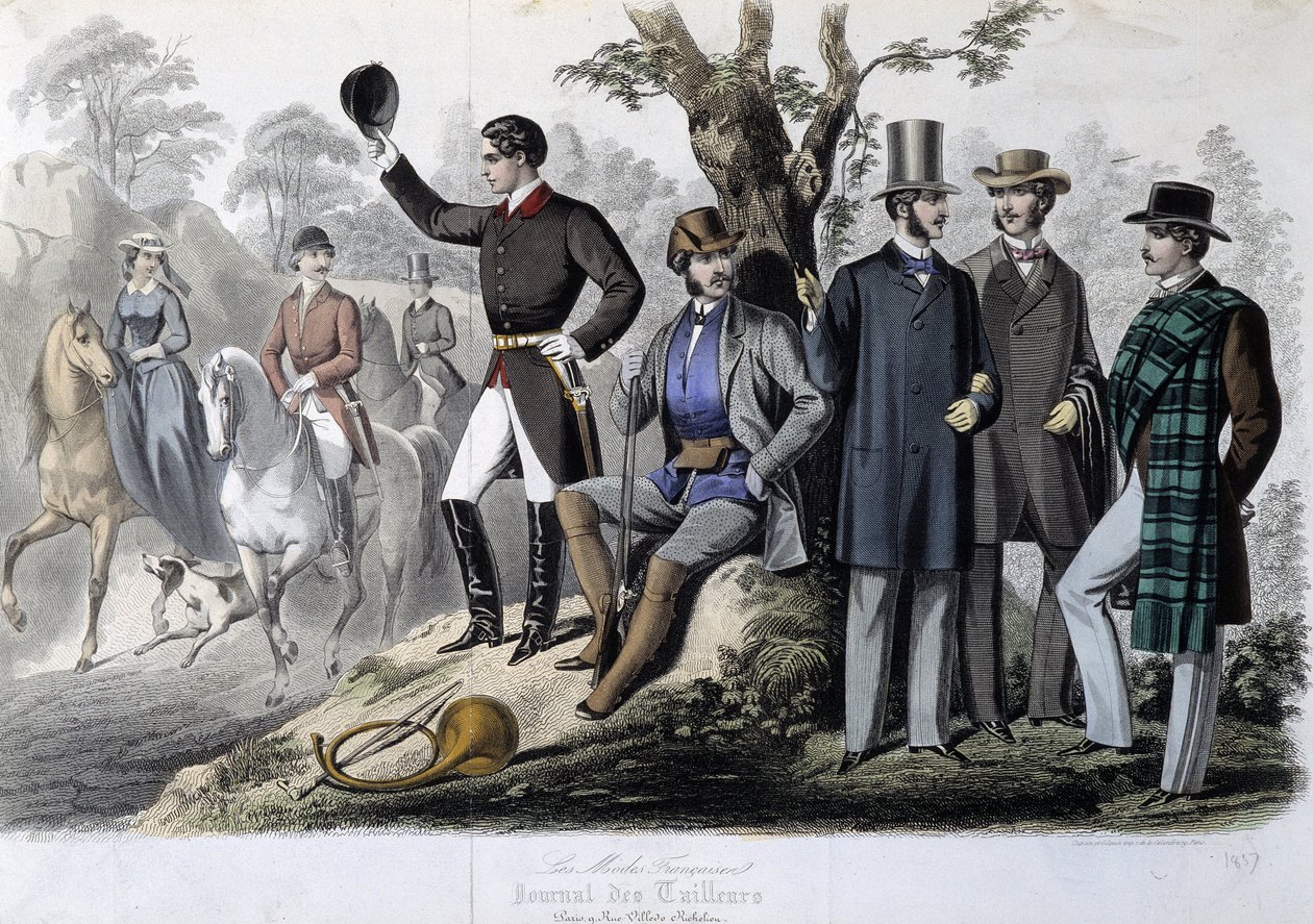 Tenues de chasse, "Le Journal des tailors" - Unknown artist