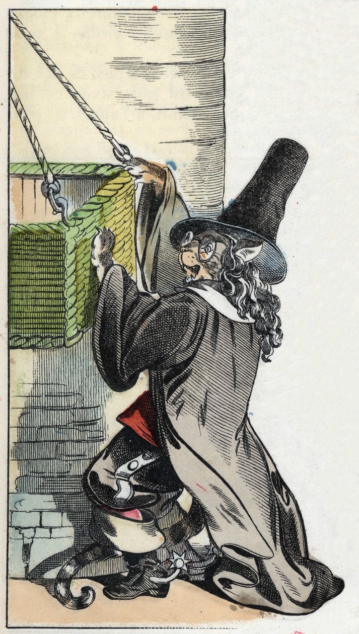 Illustration du conte "Le terrible Raminagrobis et les souris" d
