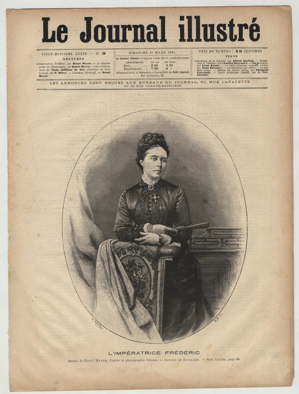 Impératrice Frédéric - Victoria du Royaume-Uni (1840-1901) Victoria Adélaïde Marie Louise du Royaume-Uni, princesse royale de Grande-Bretagne et d