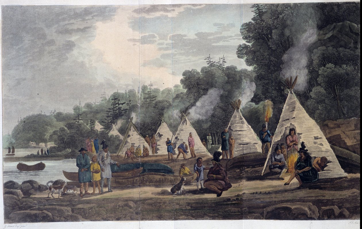 Camp indien - Unknown artist