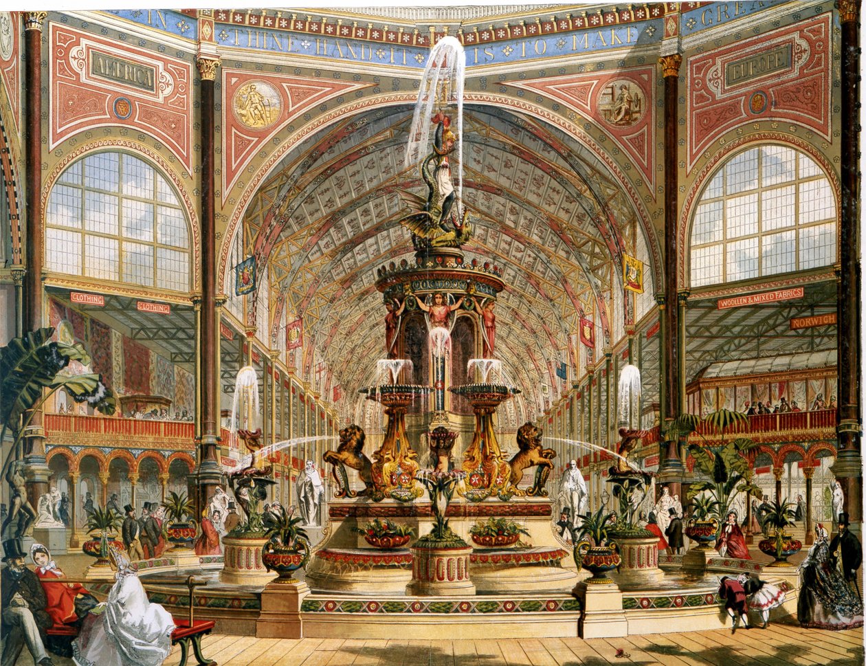 Intérieur du Crystal Palace pendant l