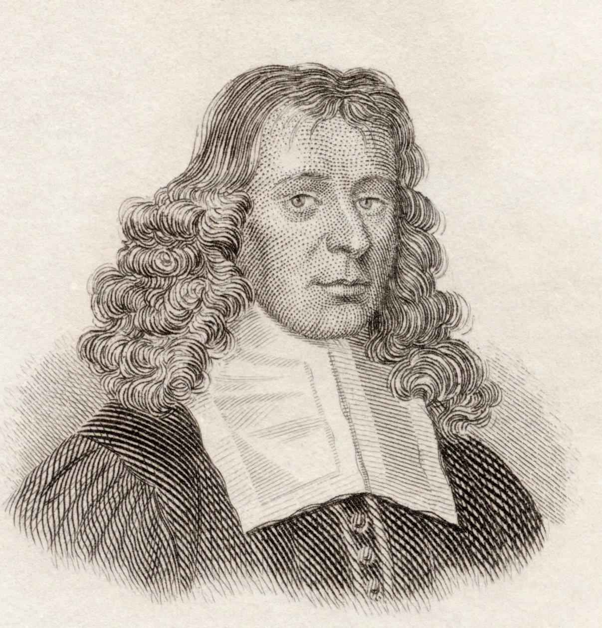 James Gregory (1638-75), mathématicien et astronome écossais, extrait du Dictionnaire historique de Crabb, pub. 1825 (impression) - Unknown artist