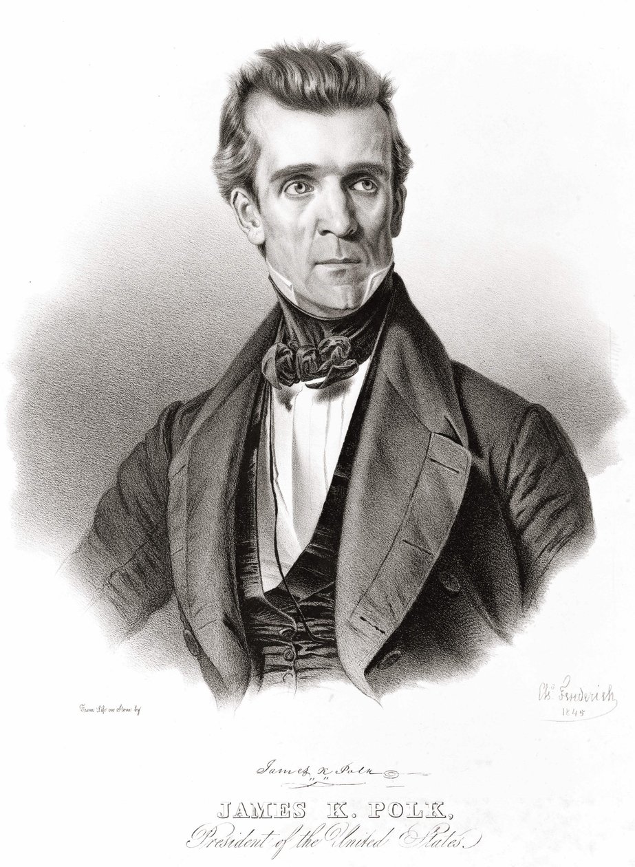 James K. Polk, Président des États-Unis - Unknown artist