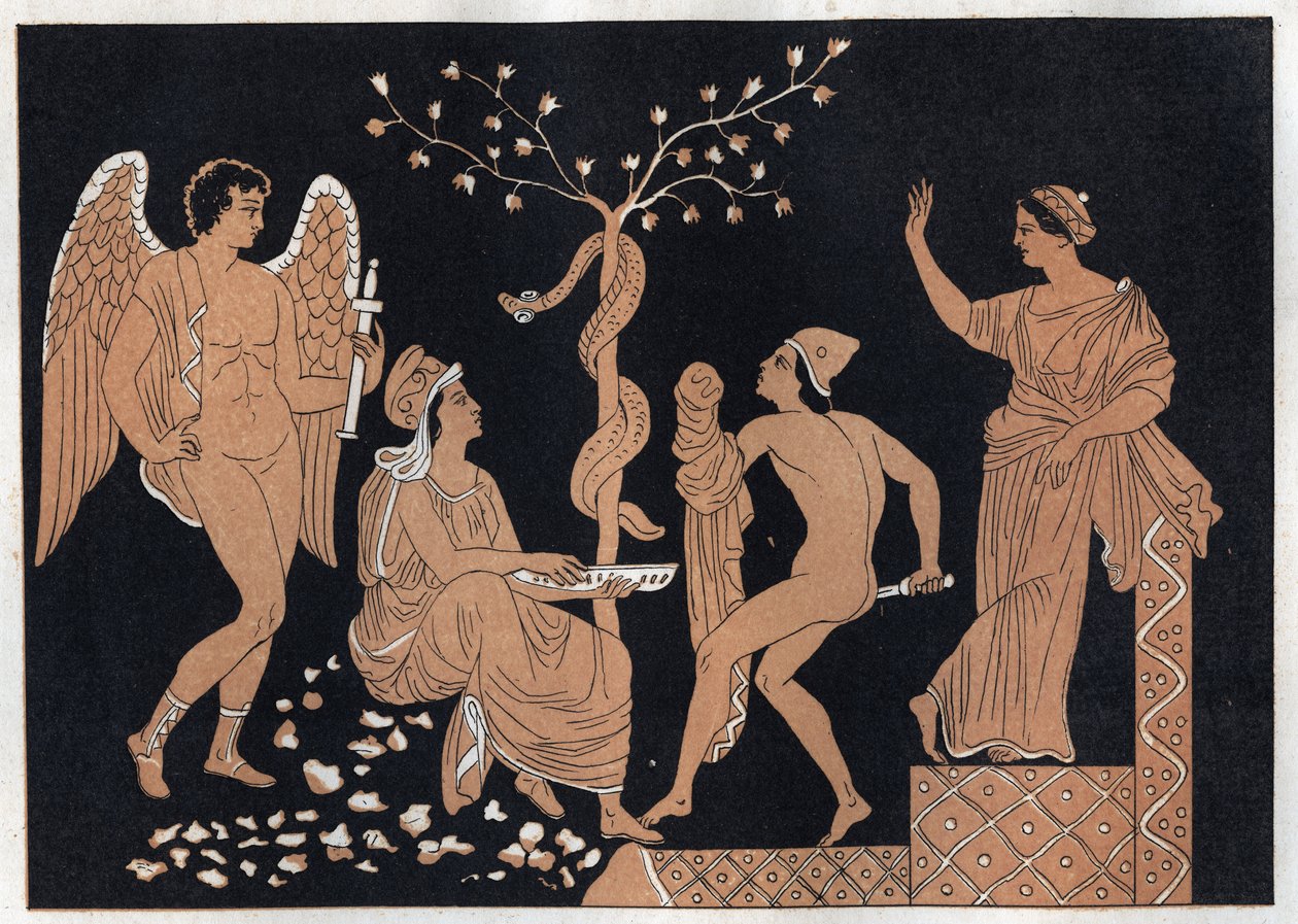 Jason et Médée - gravure de "Usi e Costumi di Tutti i Popoli dell