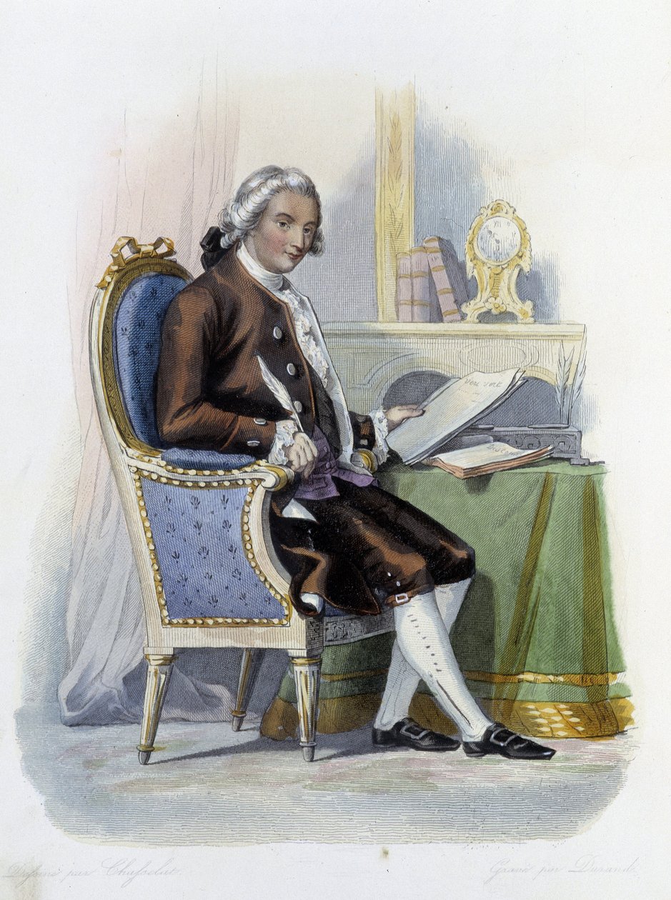 Jean Baptiste Louis Gresset (1709-1777) - dans éd. Mennechet, « Le Plutarque français » - Unknown artist