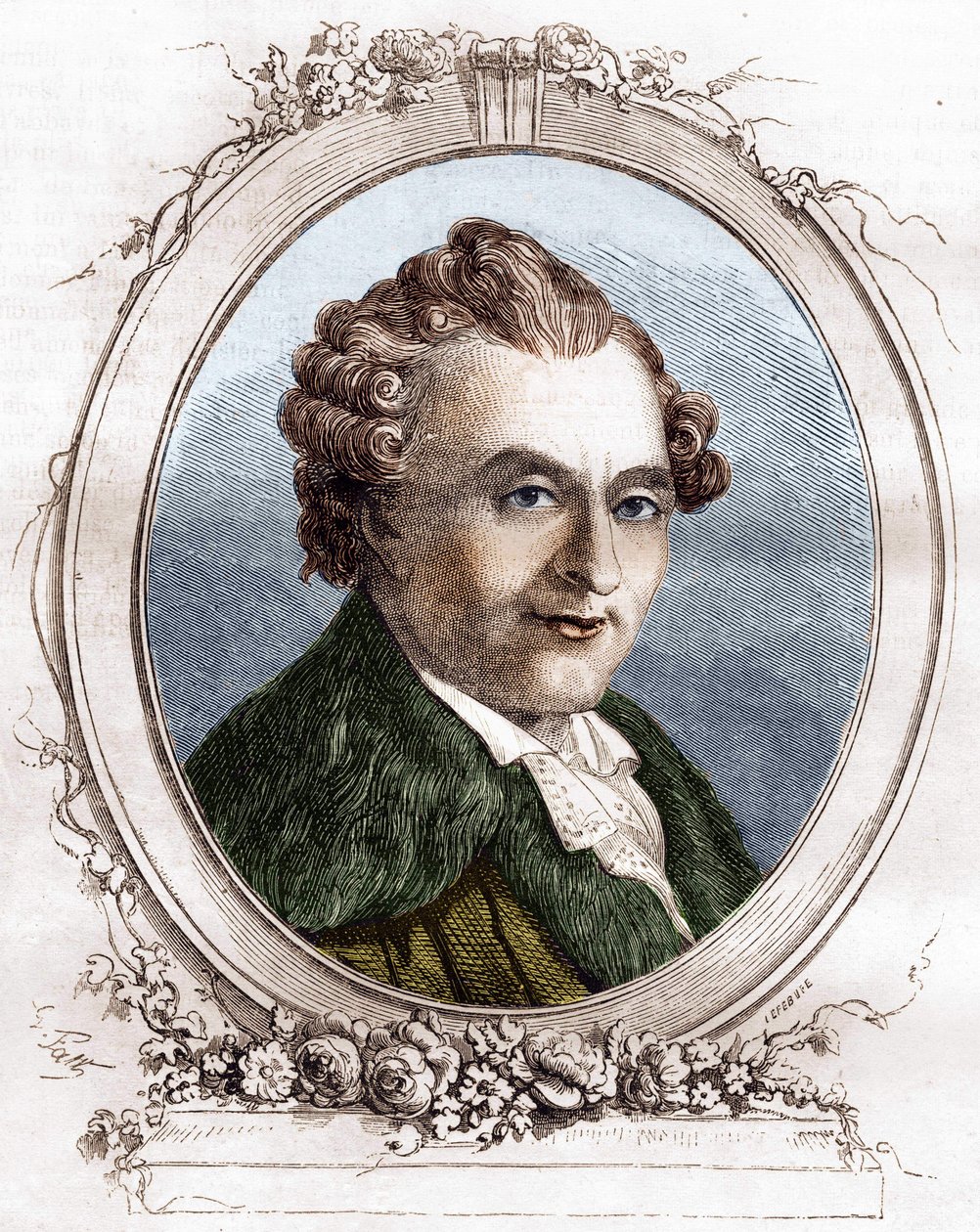 Jean Michel Sedaine. Auteur dramatique français (1719-1797) - Unknown artist