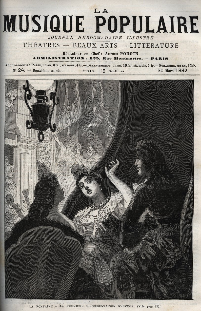Jean de La Fontaine (Lafontaine) à la première représentation de l