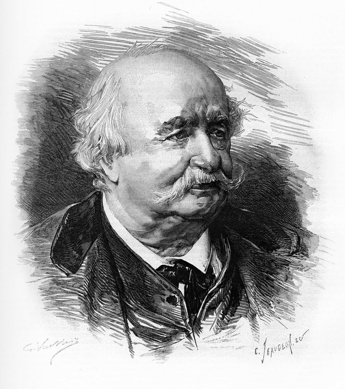 Jules Sandeau (1811-1883), écrivain, romancier et dramaturge français. - Unknown artist