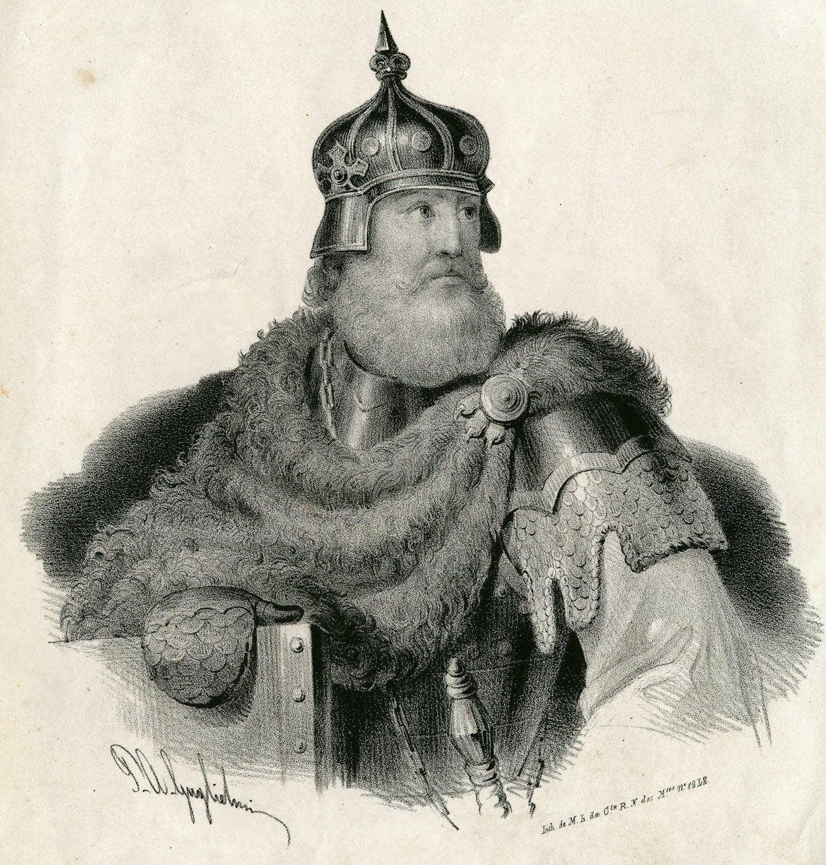 Kestutis - Grand-duc de Lituanie et duc de Trakai (1297-1382) - Unknown artist