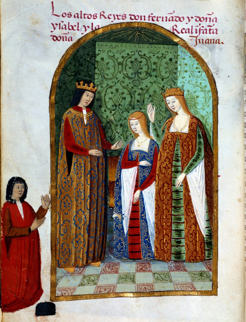 Roi Ferdinand II, Reine Jeanne de Castille et Isabelle 1ère de Castille - Unknown artist