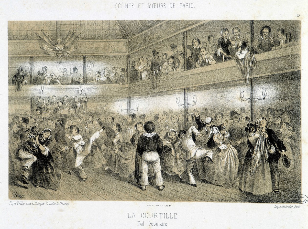 La Courtille : bal populaire - XIXe siècle - Unknown artist