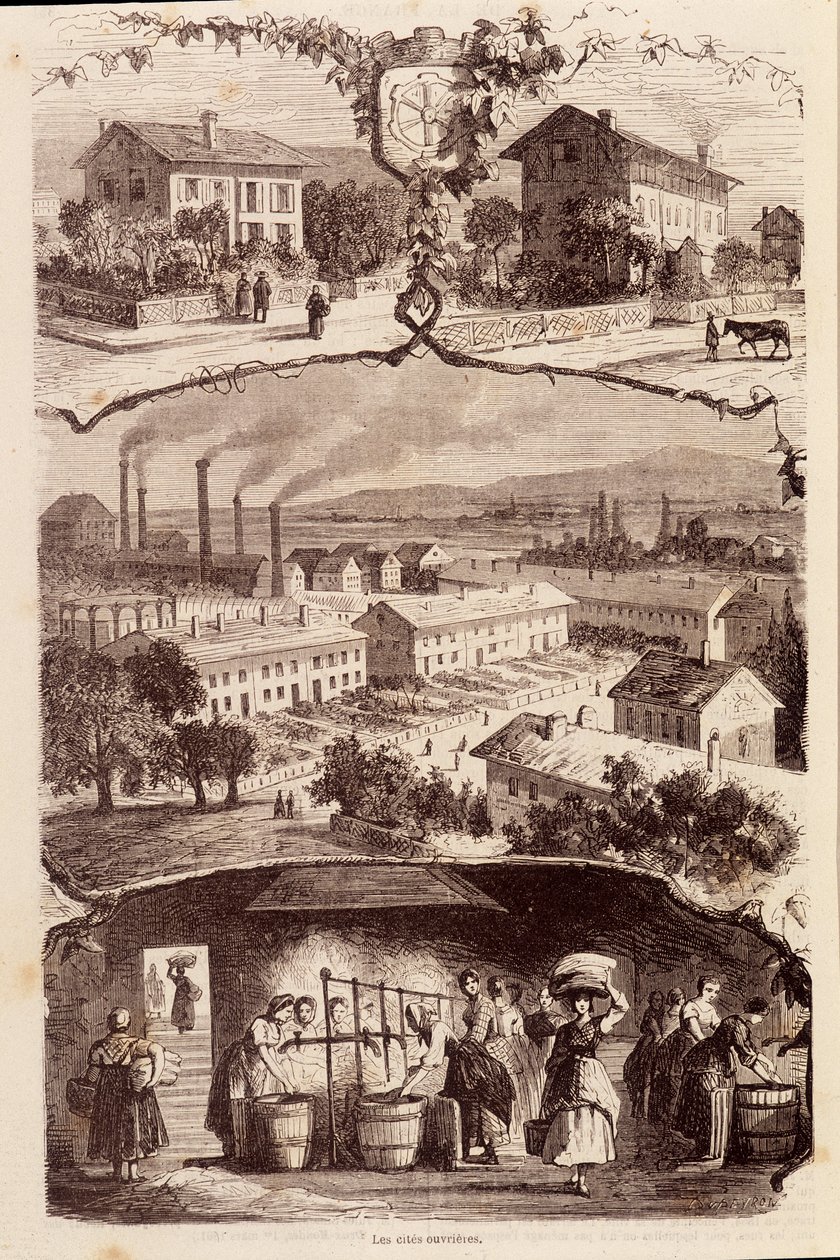 Cités ouvrières en France au XIXe siècle - Unknown artist