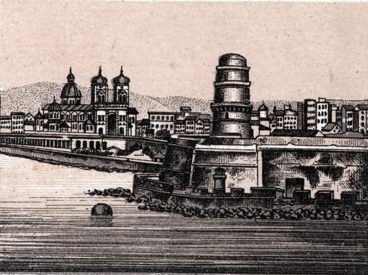 Le fort Saint-Jean à Marseille dans « Le Monde Illustré 168 vues » Sans date (fin XIXe siècle) - Unknown artist