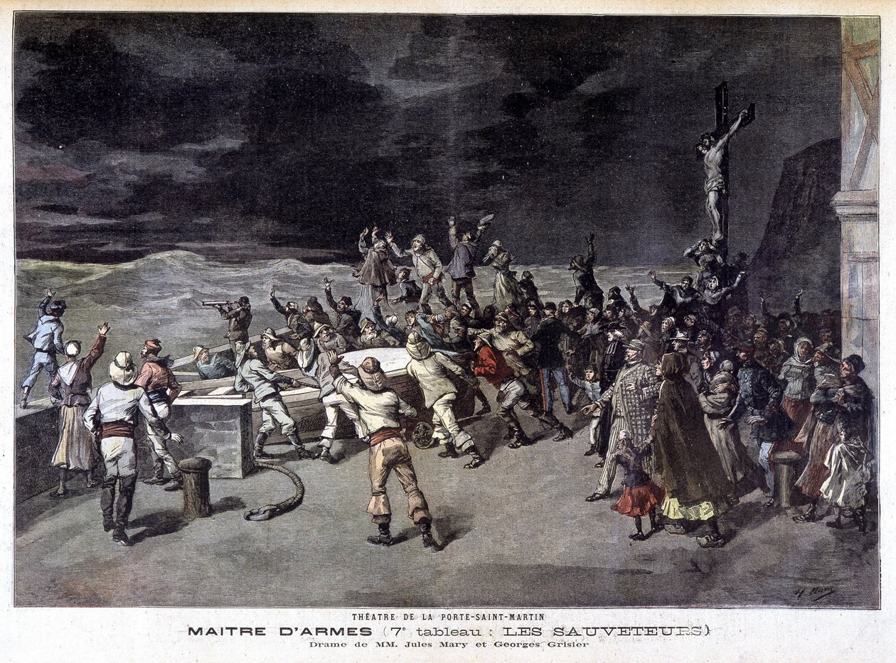 Les sauveteurs : 7e tableau de la pièce « Maître d