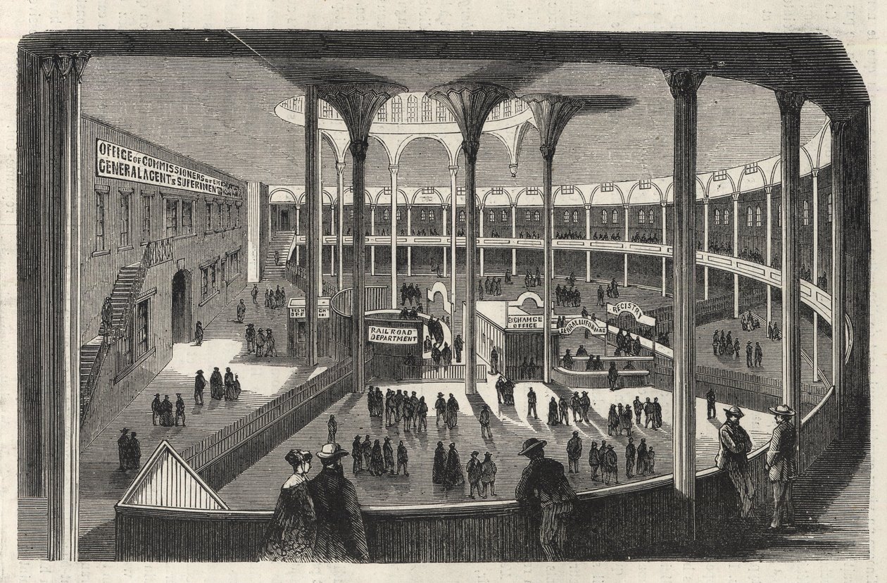 Intérieur du dépôt d