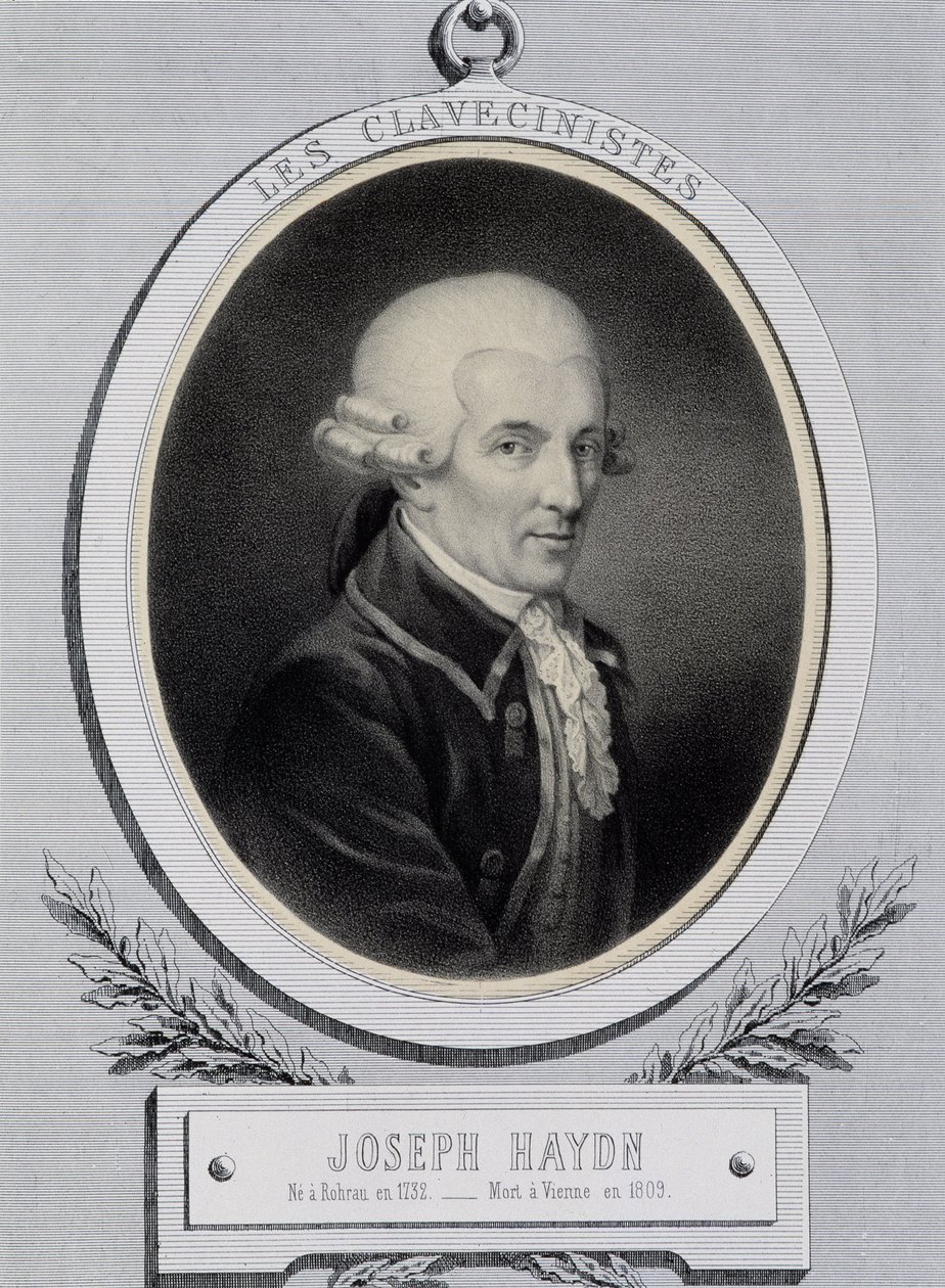Médaillon portrait du musicien Franz Joseph Haydn (1732-1809) - Unknown artist