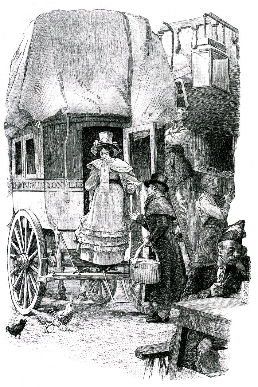 Madame Bovary, illustration pour le roman de Gustave Flaubert - Unknown artist