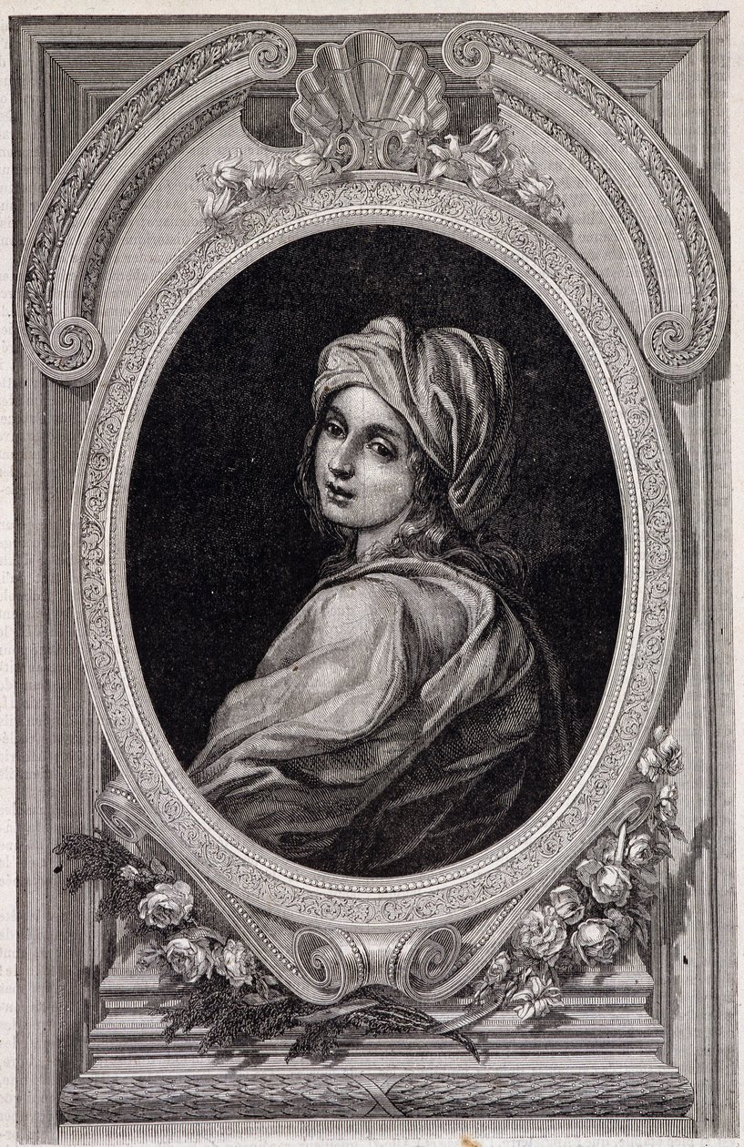 Portrait en médaillon de la Papesse Jeanne - dans « Histoire des papes » par Maurice Lachatre - Unknown artist