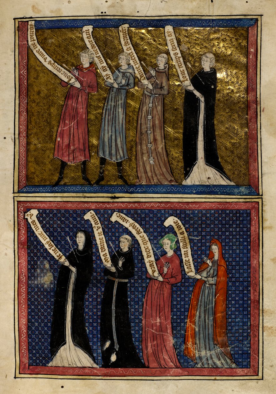 Hommes et femmes blessés par le Dieu de l