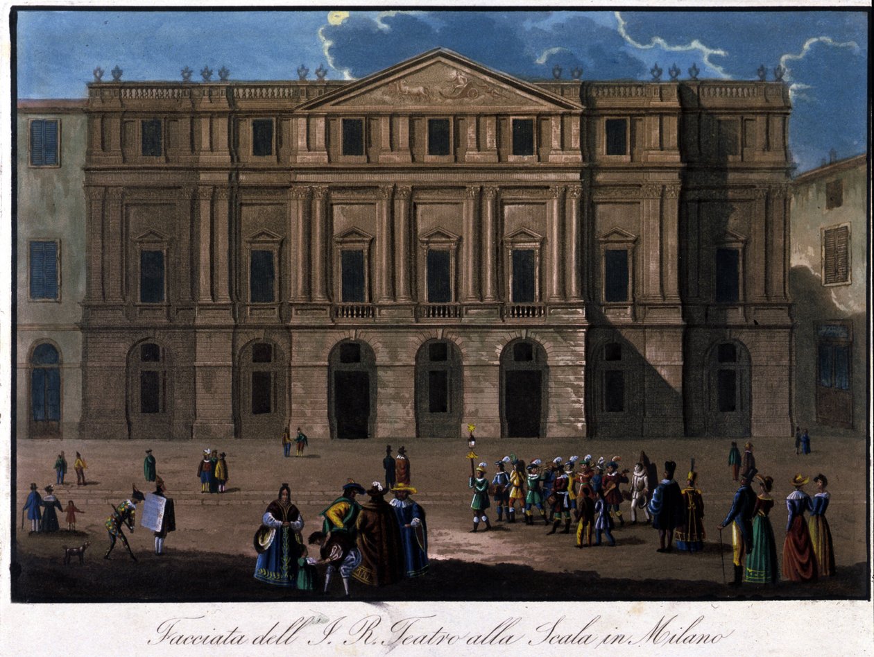 Milan, La Scala, vers 1810 - Unknown artist