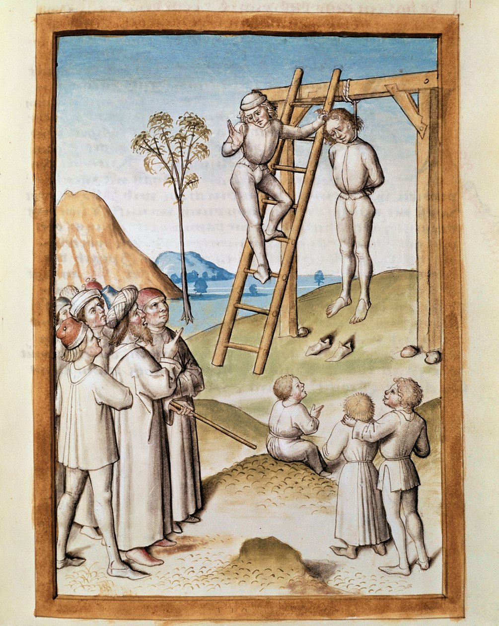 Scène de pendaison tirée d
