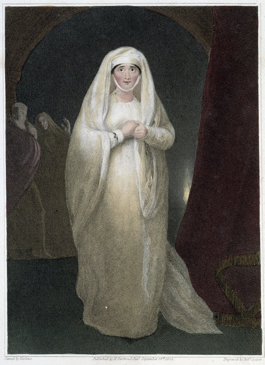 Mme Siddons, dans le rôle de Lady Macbeth dans la pièce de Shakespeare "Macbeth", début du 19e siècle - Unknown artist