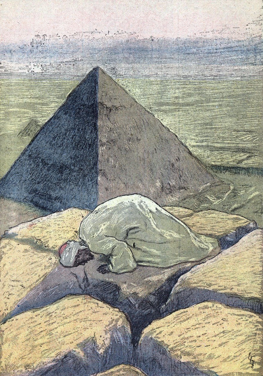Prière musulmane en Egypte Illustration du "Pelerin" 6/05/1934 Collection privée - Unknown Artist