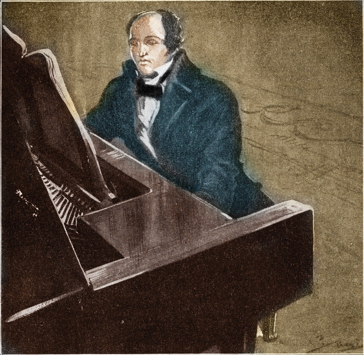 Muzio Clementi (1752-1832). Pianiste et compositeur italien. Illustration de 1932. - Unknown Artist