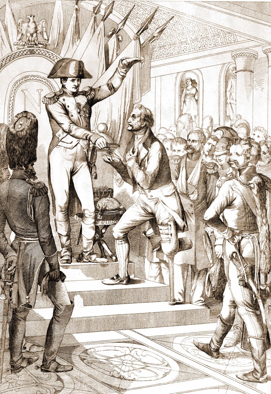 Napoléon distribuant les ordres de la Légion d