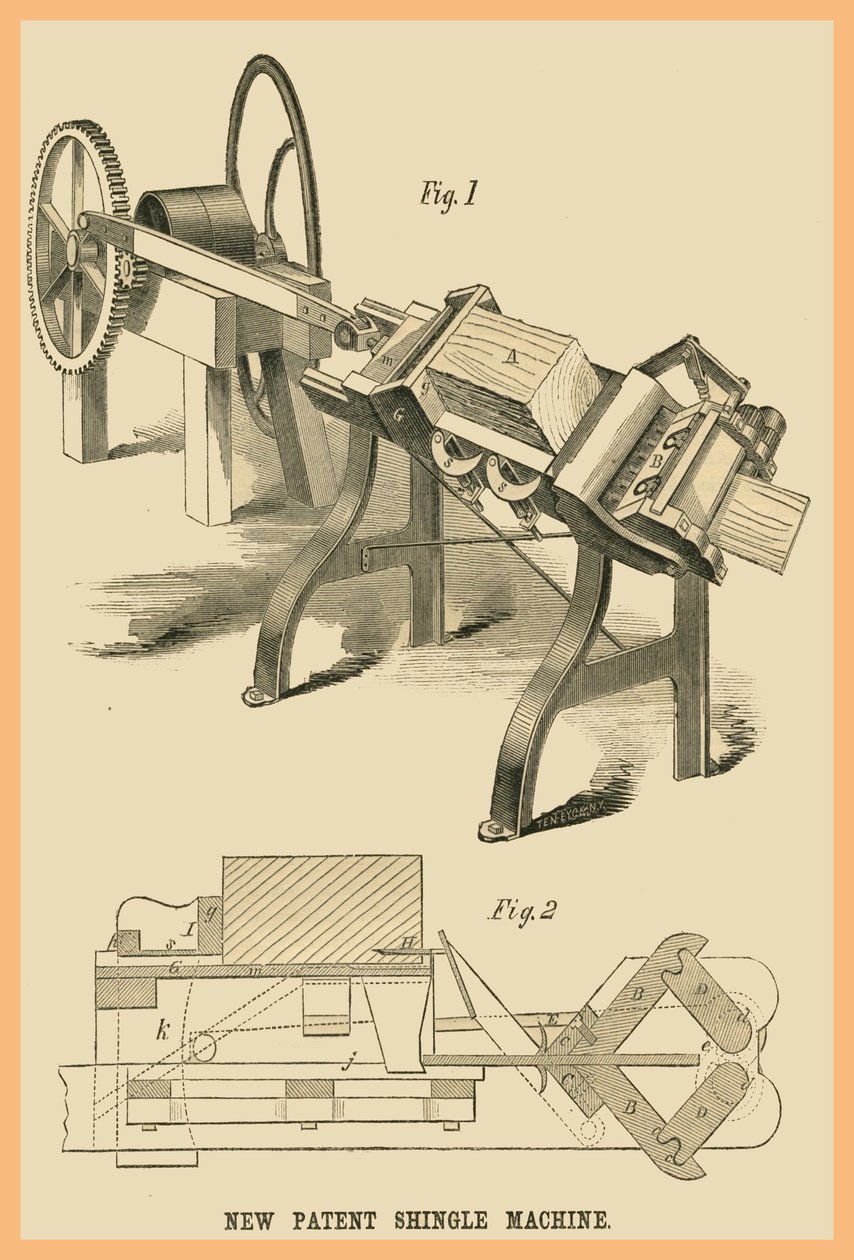 Nouvelle machine à bardeaux brevetée - Unknown Artist