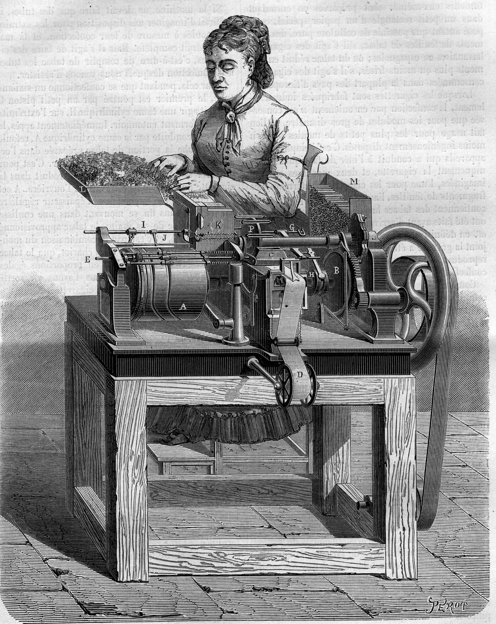 Nouvelle machine à fabriquer des cigarettes à l