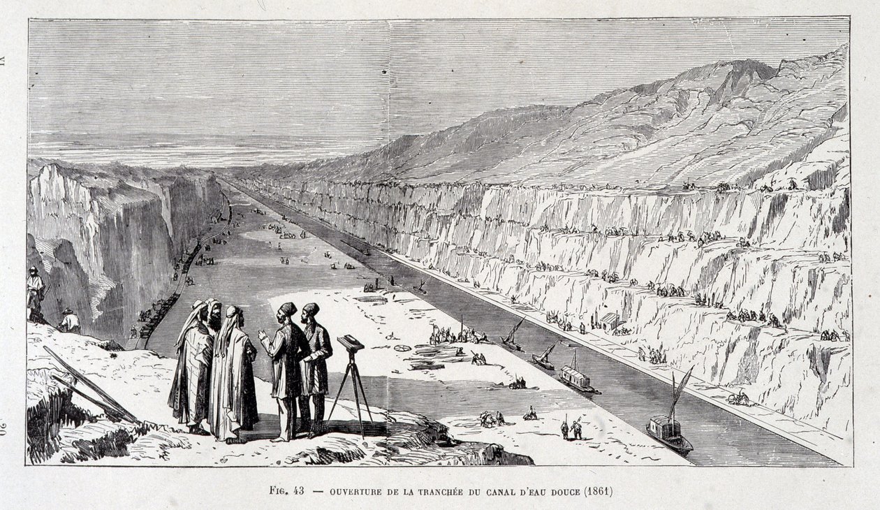 Ouverture de la tranchée du canal d