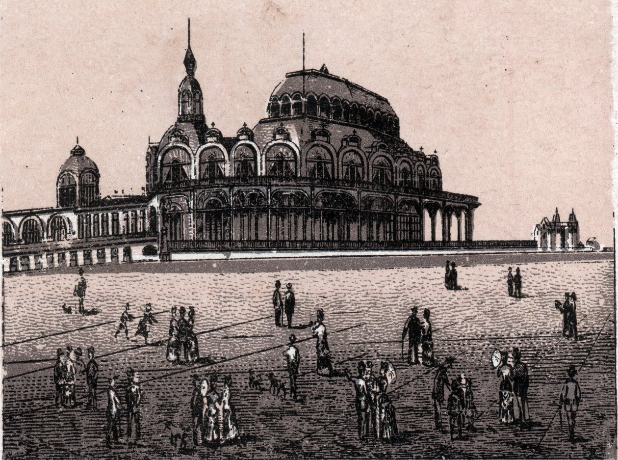 Ostende, Belgique : vue du Kursaal Digue (Casino) - Unknown artist