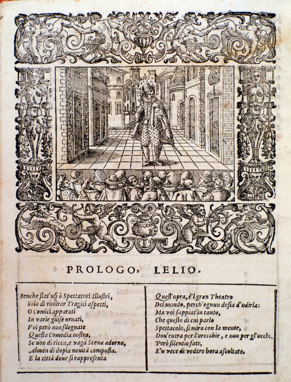 Page de la comédie madrigalesque Amfiparnaso par Orazio Vecchi - Unknown artist