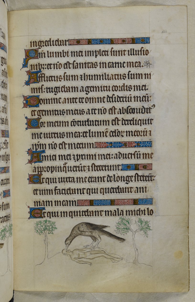 Page du Psautier de la Reine Marie - Unknown Artist