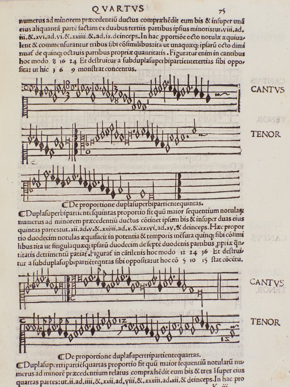 Page tirée de Practica Musicae de Franchino Gaffurio - Unknown artist