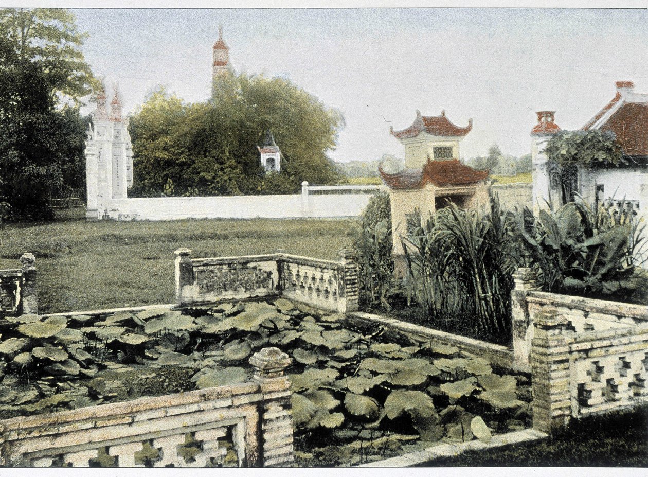 Pagode du Pinceau à Hanoï - dans « Le Tour du Monde », fin du 19e siècle - Unknown artist